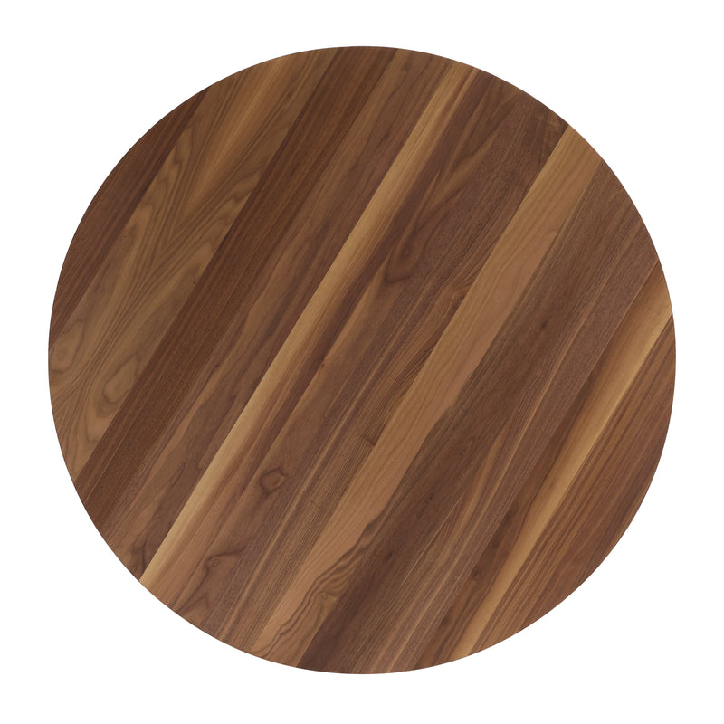 Nelina Walnut/Espresso Round Dining Set - Gate FurnitureDining Room Set