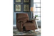 Nerviano Chocolate Recliner - Gate FurnitureRecliner