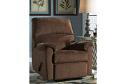 Nerviano Chocolate Recliner - Gate FurnitureRecliner