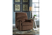 Nerviano Chocolate Recliner - Gate FurnitureRecliner