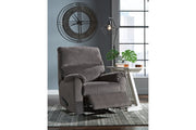 Nerviano Gray Recliner - Gate FurnitureRecliner