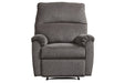 Nerviano Gray Recliner - Gate FurnitureRecliner