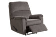 Nerviano Gray Recliner - Gate FurnitureRecliner