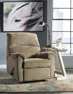 Nerviano Mocha Recliner - Gate FurnitureRecliner