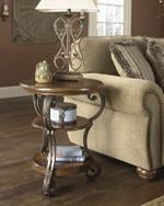Nestor Medium Brown Chairside End Table - T517-7 - Gate Furniture