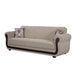 Newark 91 in. Convertible Sleeper Sofa in Beige with Storage - SB-NEWARK - Gate Furniture