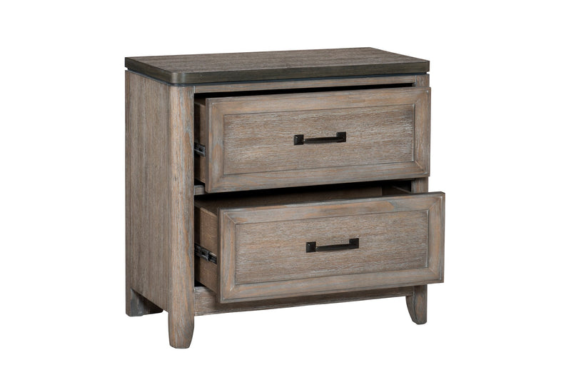 Newell Light Brown Upholstered Panel Bedroom Set - Gate FurnitureBedroom Set