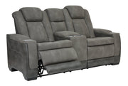 Next - Gen DuraPella Power Reclining Loveseat with Console - Gate FurniturePower Reclining Loveseat