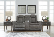 Next - Gen DuraPella Power Reclining Loveseat with Console - Gate FurniturePower Reclining Loveseat