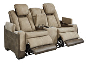Next - Gen DuraPella Power Reclining Loveseat with Console - Gate FurniturePower Reclining Loveseat