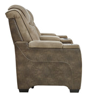 Next - Gen DuraPella Power Reclining Loveseat with Console - Gate FurniturePower Reclining Loveseat