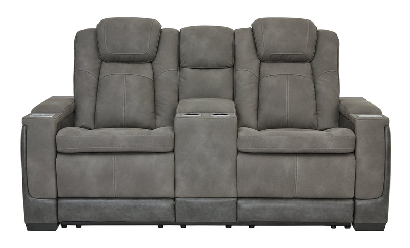 Next - Gen DuraPella Power Reclining Loveseat with Console - Gate FurniturePower Reclining Loveseat