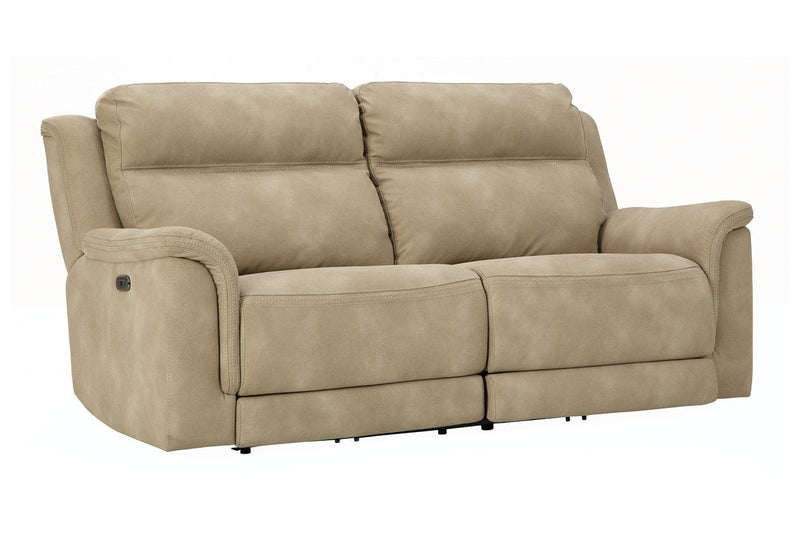 Next - Gen DuraPella Sand Power Reclining Sofa - Gate FurniturePower Reclining Sofa