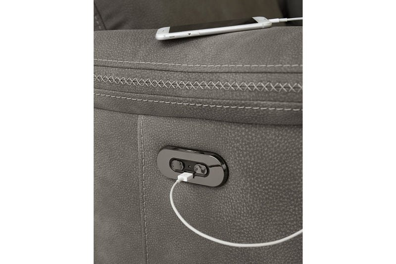 Next - Gen DuraPella Slate Power Recliner - Gate FurniturePower Recliner