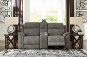 Next - Gen DuraPella Slate Power Reclining Living Room Set - Gate FurnitureLiving Room Set