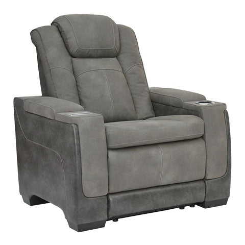Next - Gen Durapella Slate Power Reclining Living Room Set - Gate FurniturePower Reclining Living Room Set