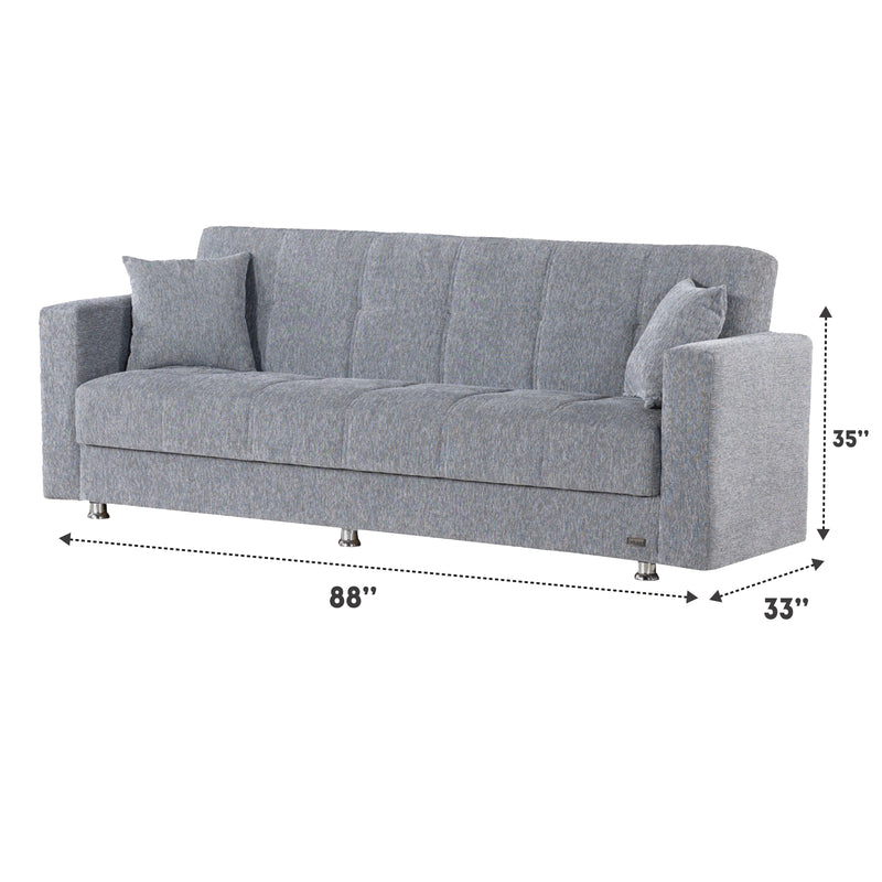 Niagara 88 in. Convertible Sleeper Sofa in with Storage - Gate FurnitureSleeper Sofa