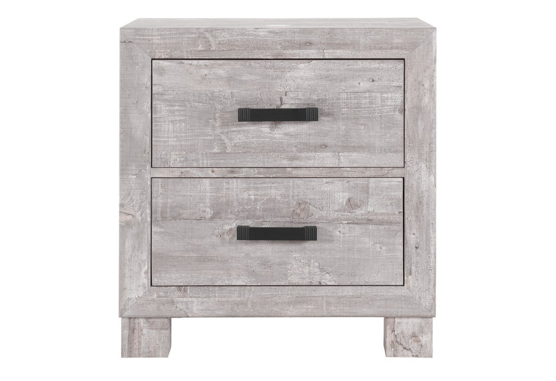 Nolan Grey Nightstand - Gate FurnitureNightstand