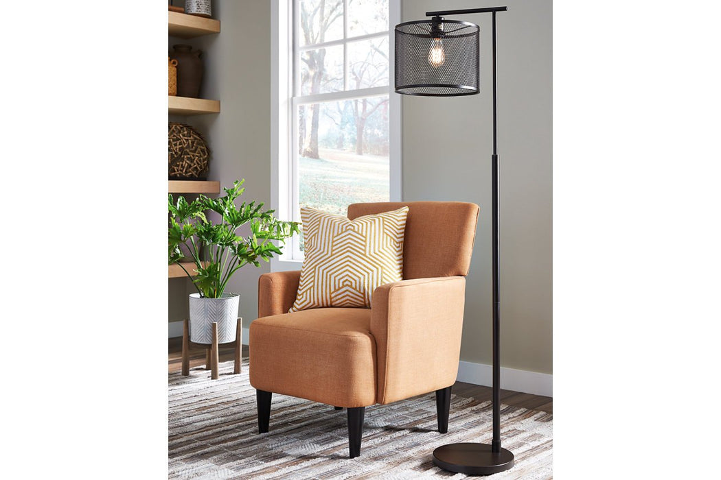 Nolden Bronze Finish Floor Lamp - L206011 - Gate Furniture