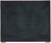 Nora Velvet King Bed Pink - Gate FurnitureKing Bed