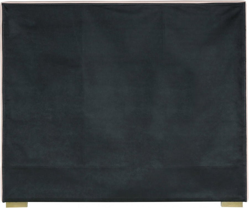 Nora Velvet King Bed Pink - Gate FurnitureKing Bed