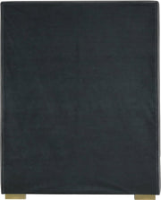 Nora Velvet Twin Bed Grey - Gate FurnitureTwin Bed