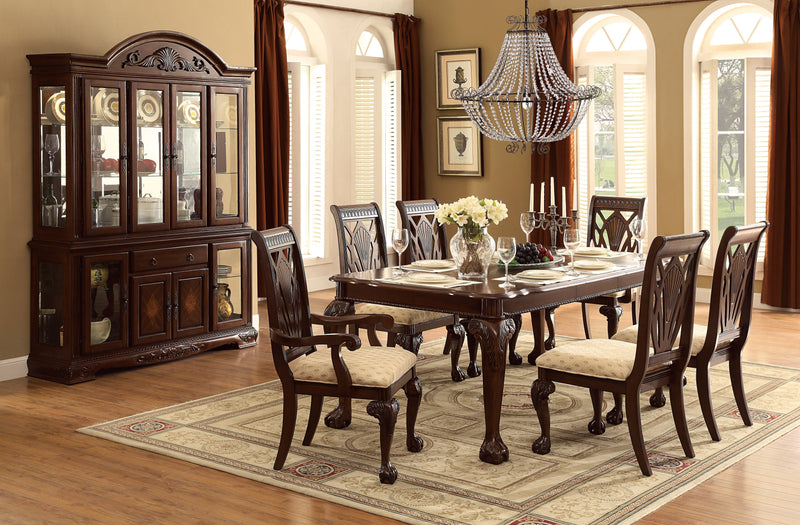 Norwich Dark Cherry Extendable Dining Set - Gate FurnitureDining Room Set