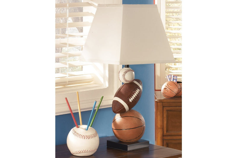 Nyx Brown/Orange Table Lamp - Gate FurnitureTable Lamp Youth