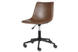 Office Chair Program Brown Home Office Desk Chair - H200-01 - Gate Furniture