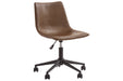 Office Chair Program Brown Home Office Desk Chair - H200-01 - Gate Furniture