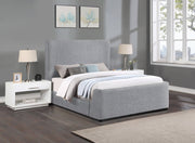 Oliver Boucle Fabric Full Bed (3 Boxes) Grey - OliverGrey-F
