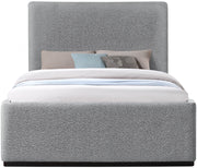Oliver Boucle Fabric Full Bed (3 Boxes) Grey - OliverGrey-F