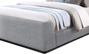Oliver Boucle Fabric Full Bed (3 Boxes) Grey - OliverGrey-F