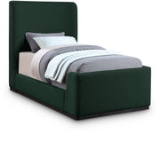 Oliver Boucle Fabric Twin Bed (3 Boxes) Green - Gate FurnitureTwin Bed