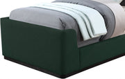 Oliver Boucle Fabric Twin Bed (3 Boxes) Green - Gate FurnitureTwin Bed