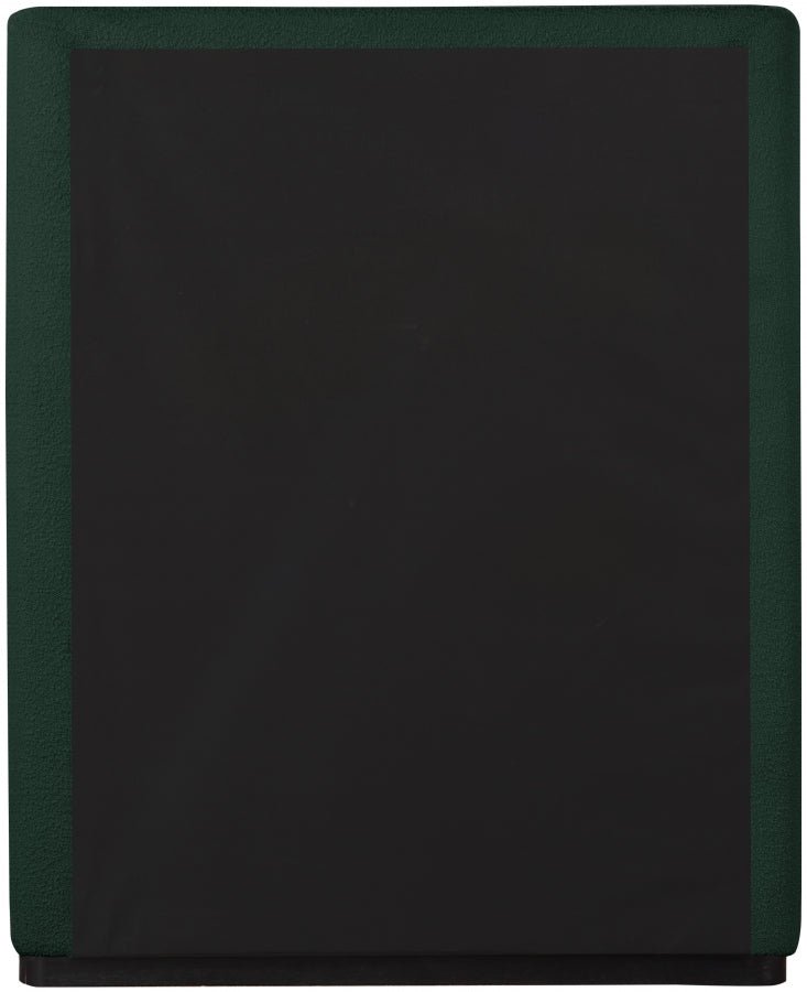 Oliver Boucle Fabric Twin Bed (3 Boxes) Green - Gate FurnitureTwin Bed