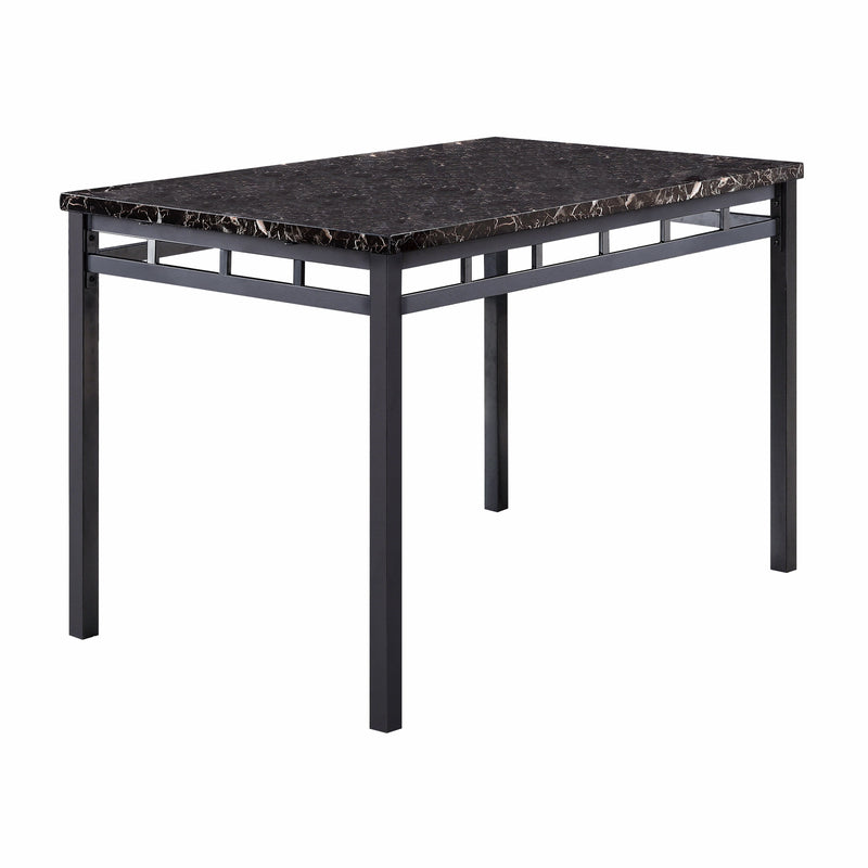 Olney Black/Dark Brown 5 - Piece Dining Set - Gate FurnitureDining Room Set