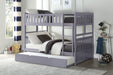 Orion Gray Full/Full Bunk Bed | B2063 - Gate Furniture