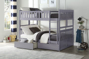 Orion Gray Full/Full Bunk Bed | B2063 - Gate FurnitureBunk Bed