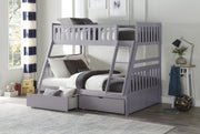 Orion Gray Twin/Full Bunk Bed | B2063 - Gate FurnitureBunk Bed