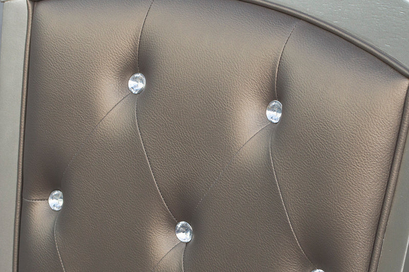 Orsina Silver Mirrored Extendable Dining Set - Gate FurnitureDining Room Set