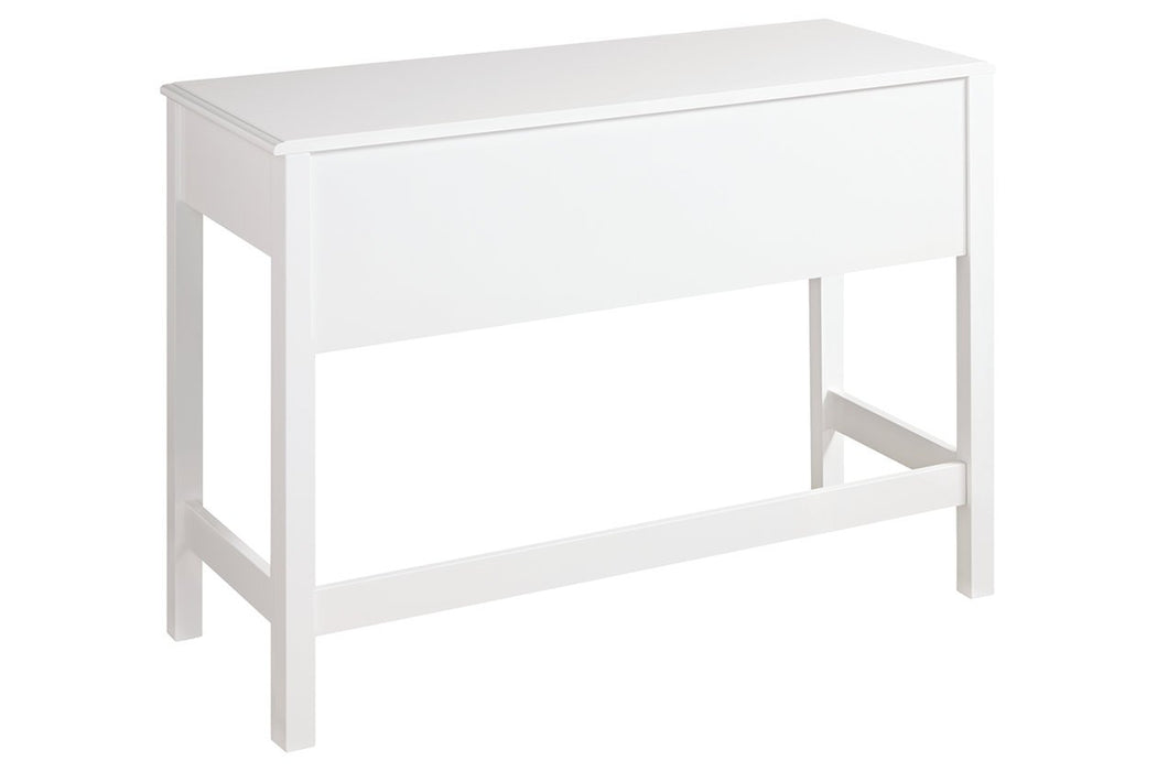 Othello White Home Office Desk - Z1611054 - Gate Furniture
