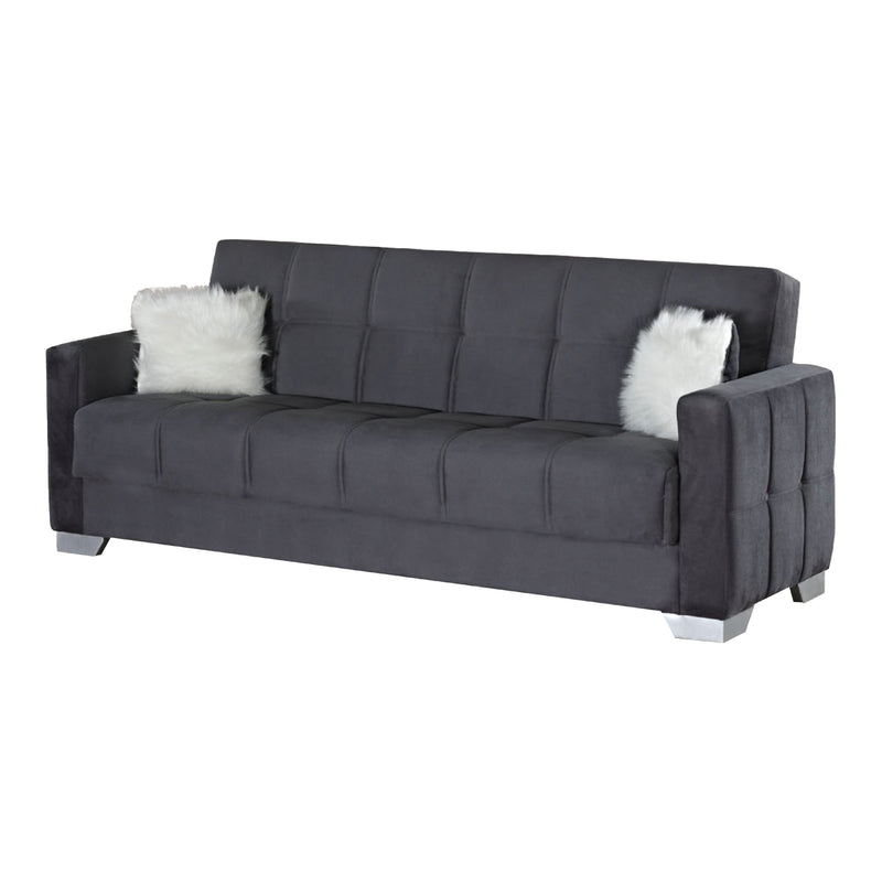 Ottawa 90 in. Convertible Sleeper Sofa in Gray with Storage - Gate FurnitureSleeper Sofa