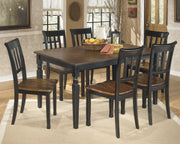 Owingsville Black - Brown Dining Room Set - Gate FurnitureDining Room Set