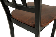Owingsville Black/Brown Dining Chair (Set of 2) - Gate FurnitureDining Chair