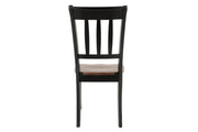 Owingsville Black/Brown Dining Chair (Set of 2) - Gate FurnitureDining Chair