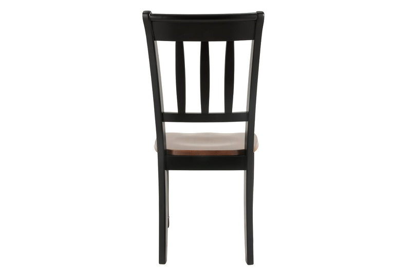 Owingsville Black/Brown Dining Chair (Set of 2) - Gate FurnitureDining Chair