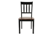 Owingsville Black/Brown Dining Chair (Set of 2) - Gate FurnitureDining Chair