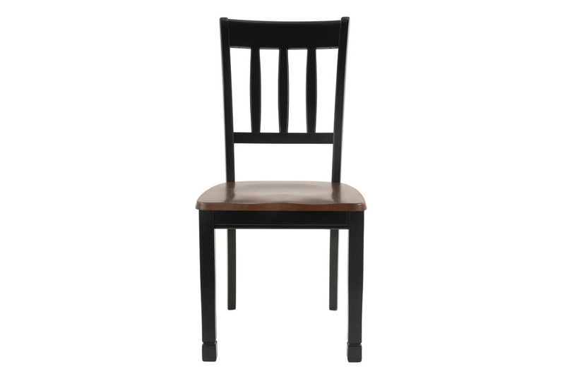 Owingsville Black/Brown Dining Chair (Set of 2) - Gate FurnitureDining Chair