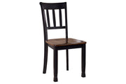 Owingsville Black/Brown Dining Chair (Set of 2) - Gate FurnitureDining Chair